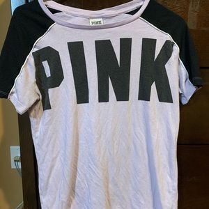 Purple and black PINK shirt
